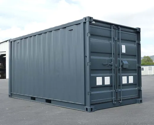 15 ft Container with Electrical Installation, Air Vents and Key Lock